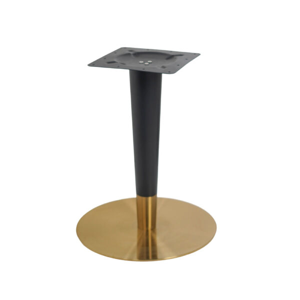 Hybrid Dining Table Base (Gold/Black)