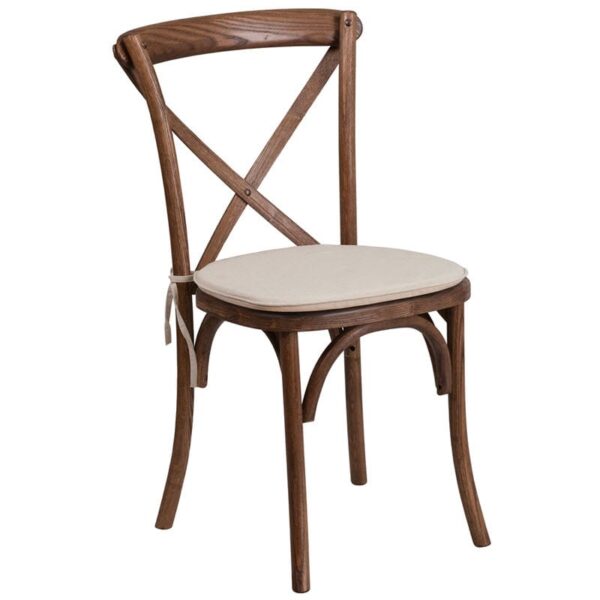 Stackable Cross Back Chair