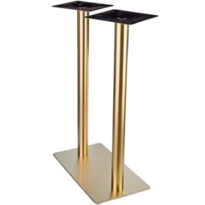 Rectangle Twin Bar Table Base(Gold)