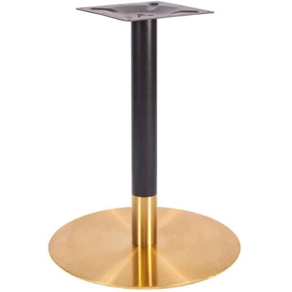 Hybrid Dining Table Base (Gold/Black)