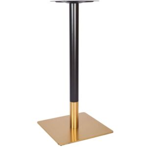 Rectangle Hybrid Bar Table Base (Gold/Black)