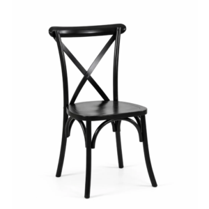 Nero Black Wood Cane Dining Chair