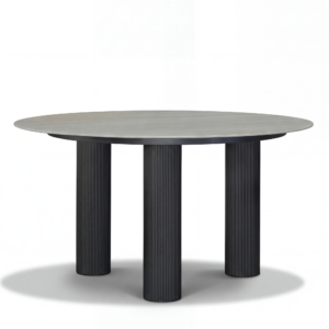 Texas Dark Grey Outdoor Dining Table with Light Grey Top