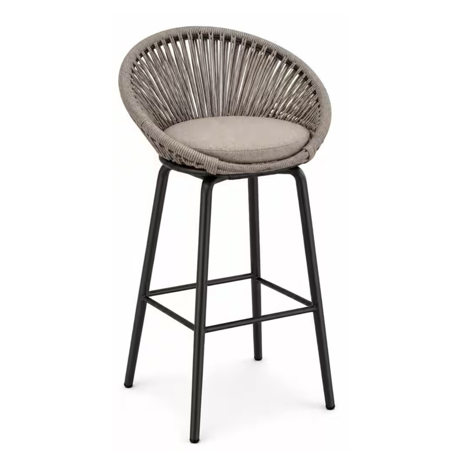 Dyana Woven Back Bar Chair